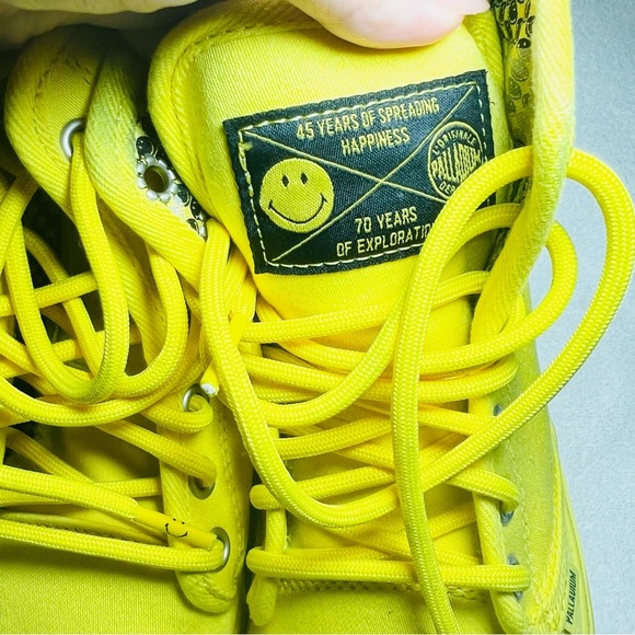 PALLADIUM PAMPA SMILEY FEST BAG BLAZING YELLOW - 5.5 - Picture 5 of 16